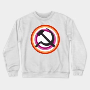 Lesbian Pride Communist Crewneck Sweatshirt